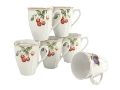 Creatable Becher & Tassen|Geschirrset|Flora - Kaffeebecher 6-tlg - Orchard