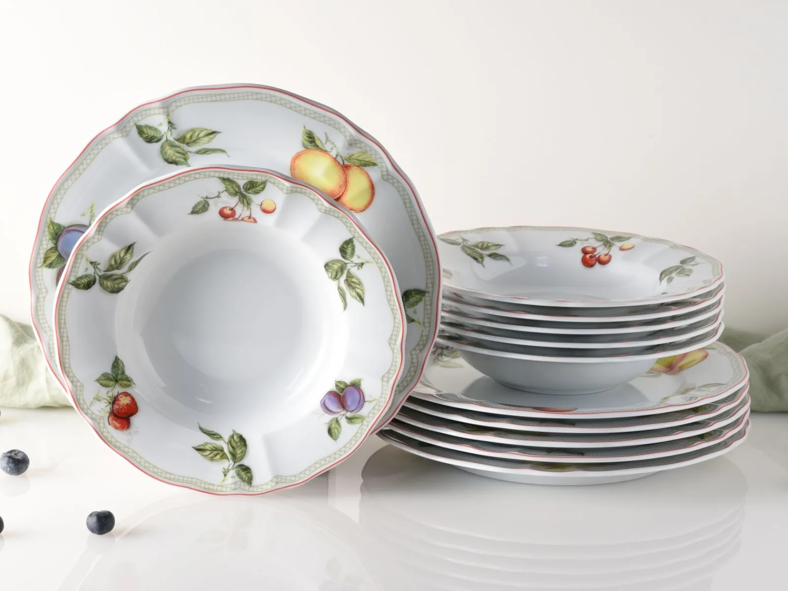 Creatable Geschirrset|Flora - Tafelservice 12-tlg - Orchard