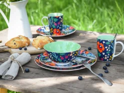 Creatable Geschirrset|Folklore - Tellerset 12-tlg - Blau
