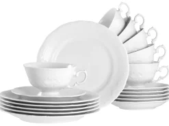 Creatable Geschirrset|Frederike - Kaffeeservice 18-tlg - Weiss