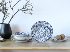 Creatable Geschirrset|Fresco - Tellerset 12-tlg - Blue