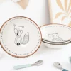 Creatable Geschirrset|Teller|Freunde des Waldes - Mehrzweckschale 4-tlg - Bunt