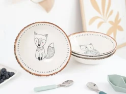Creatable Geschirrset|Teller|Freunde des Waldes - Mehrzweckschale 4-tlg - Bunt