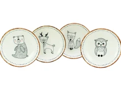 Creatable Geschirrset|Teller|Freunde des Waldes - Mehrzweckschale 4-tlg - Bunt