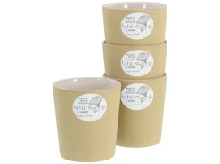 Creatable Becher & Tassen|Geschirrset|Futuro - Becher 4-tlg - Sand