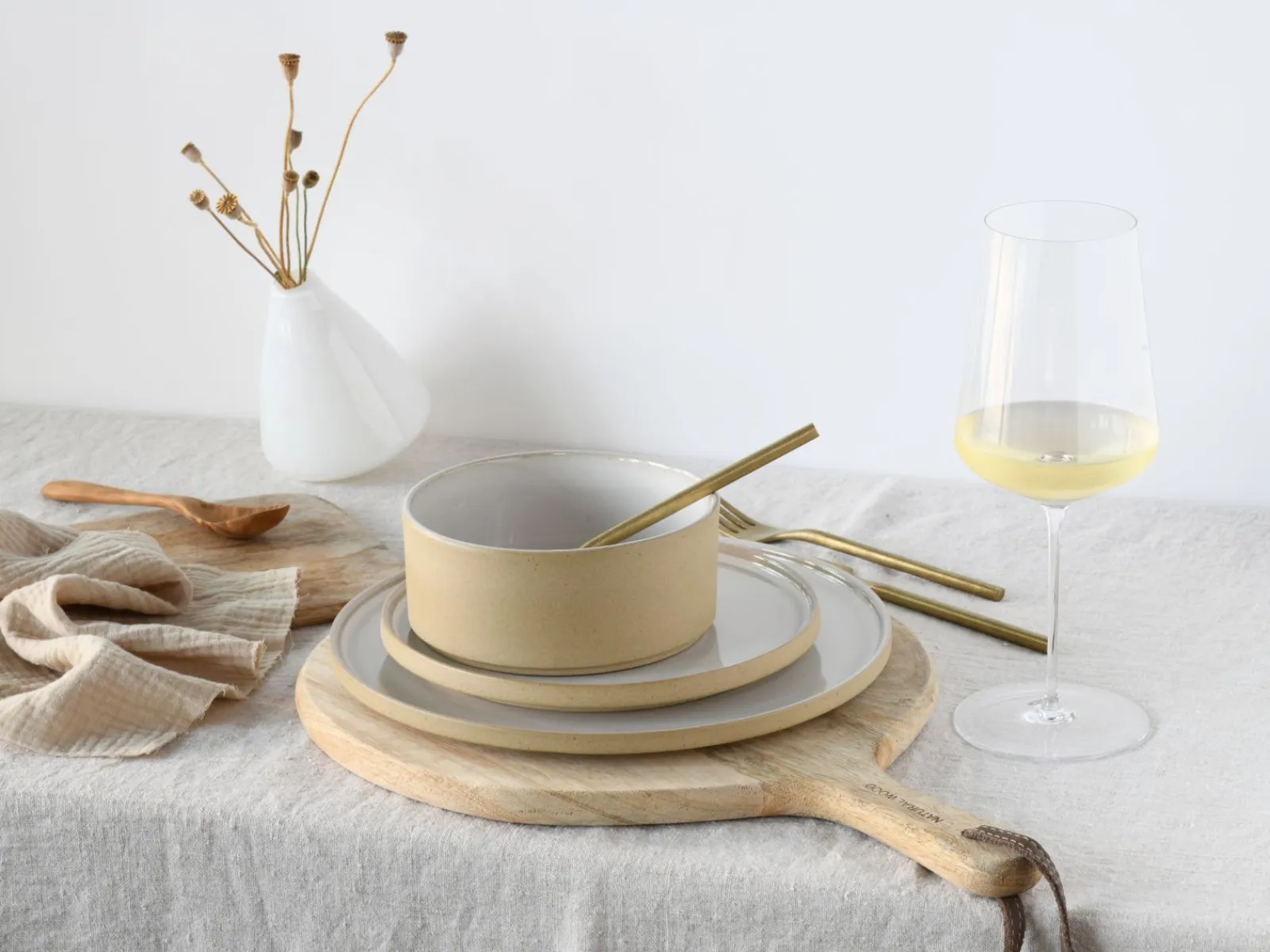 Creatable Geschirrset|Teller|Futuro - Dessertteller 4-tlg - Sand