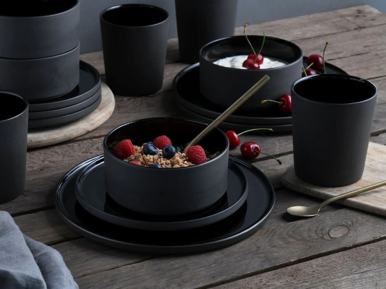 Creatable Geschirrset|Futuro - Kombiservice 16-tlg - Sand