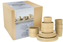 Creatable Geschirrset|Futuro - Kombiservice 16-tlg - Sand