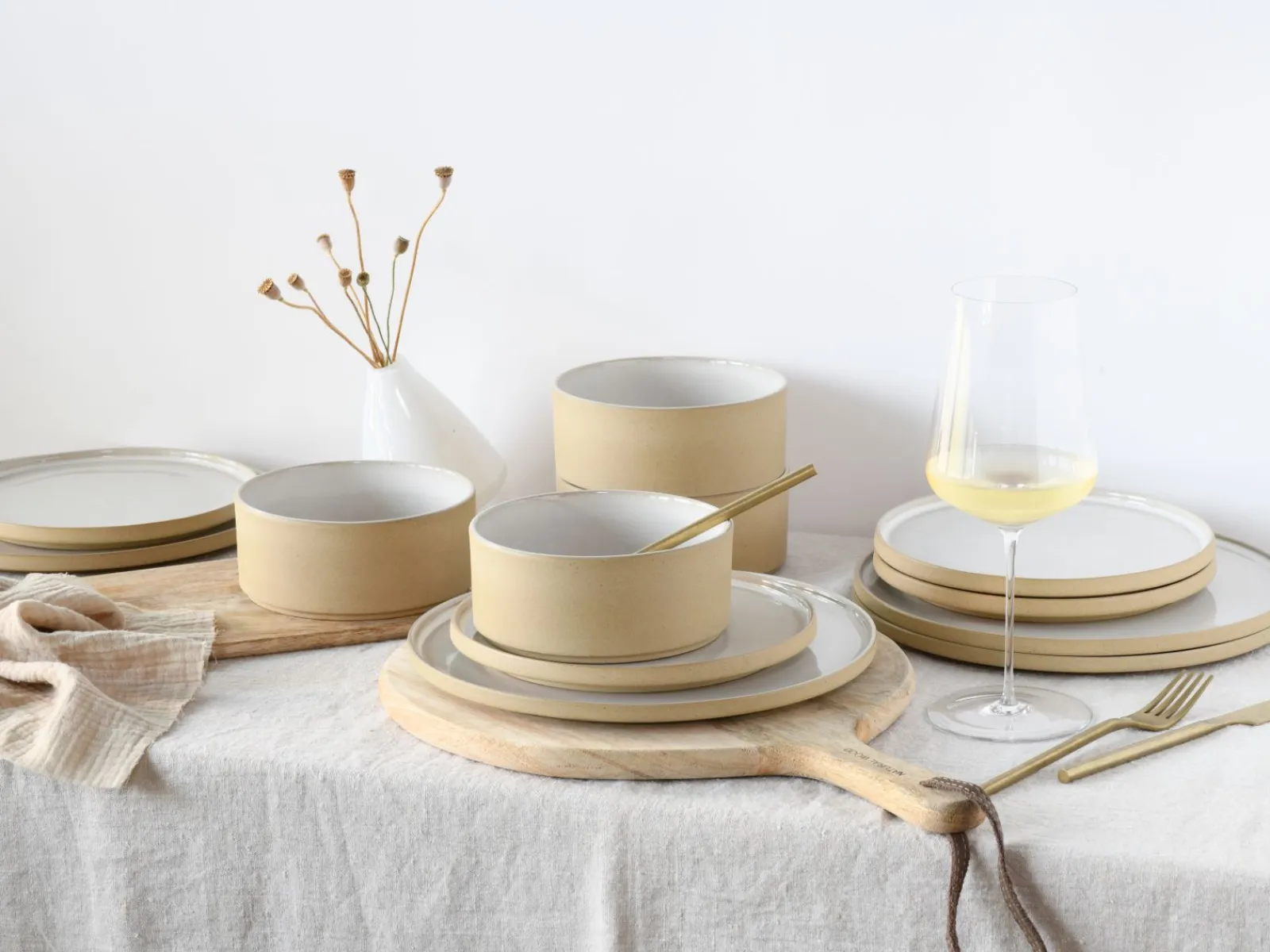 Creatable Bowls & Schüsseln|Geschirrset|Futuro - Mehrzweckschale 4-tlg - Sand