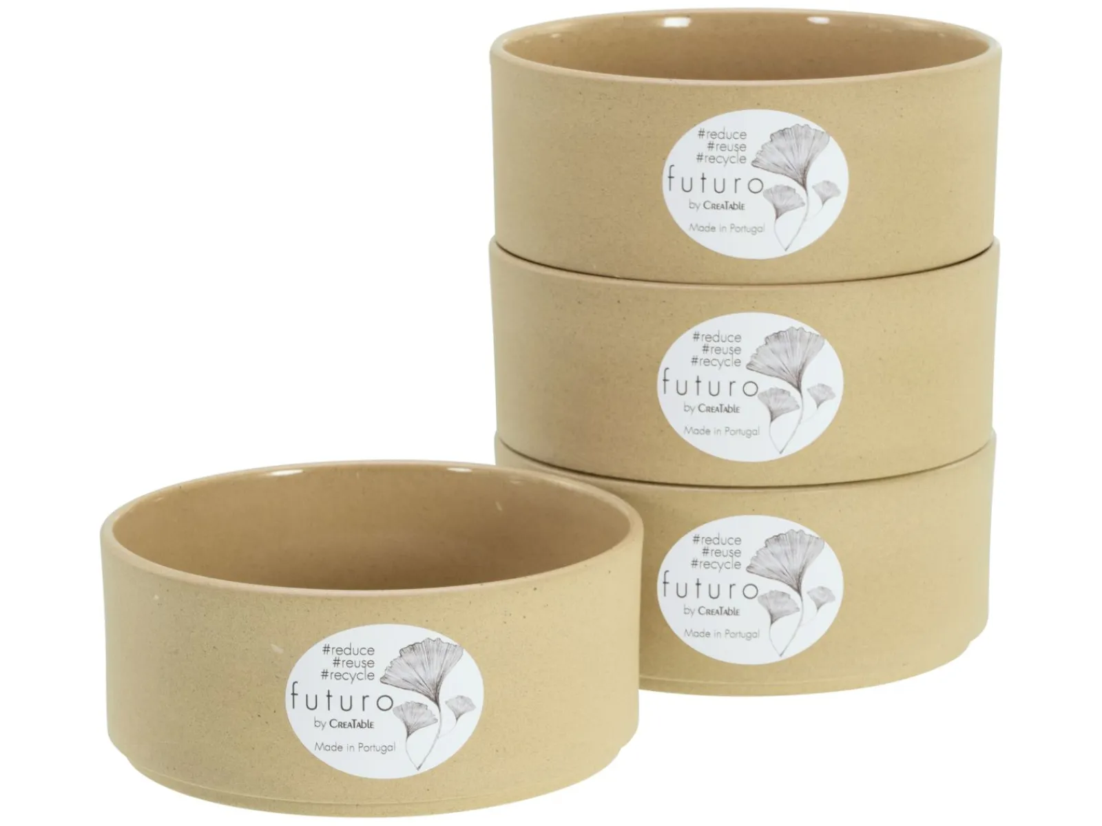 Creatable Bowls & Schüsseln|Geschirrset|Futuro - Mehrzweckschale 4-tlg - Sand