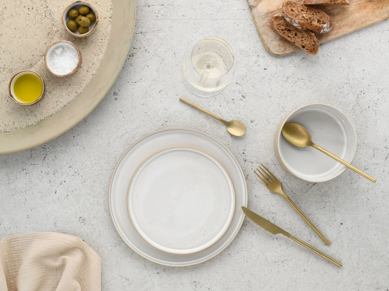 Creatable Bowls & Schüsseln|Geschirrset|Futuro - Mehrzweckschale 4-tlg - Sand