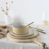 Creatable Geschirrset|Teller|Futuro - Speiseteller 4-tlg - Sand