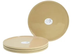 Creatable Geschirrset|Teller|Futuro - Speiseteller 4-tlg - Sand