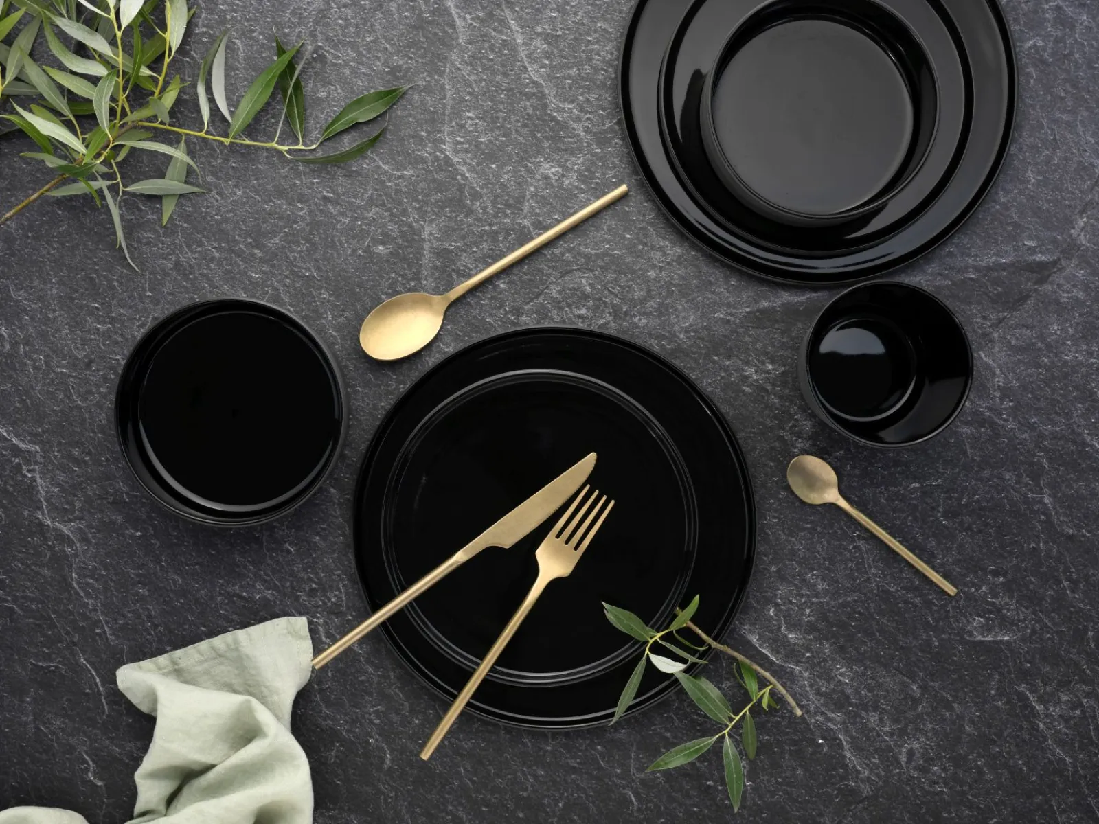 Creatable Geschirrset|Teller|Futuro - Speiseteller 4-tlg - Sand