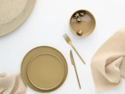 Creatable Geschirrset|Teller|Futuro - Speiseteller 4-tlg - Sand