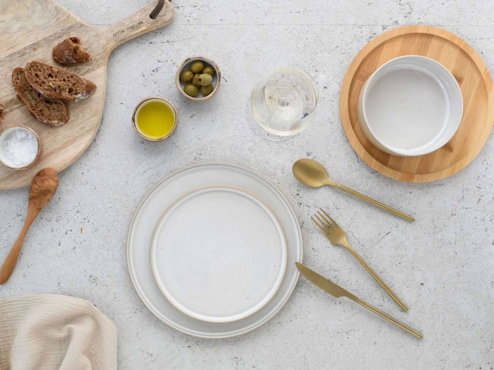 Creatable Geschirrset|Teller|Futuro - Tellerset 12-tlg - Sand