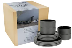 Creatable Geschirrset|Teller|Futuro - Tellerset 12-tlg - Sand