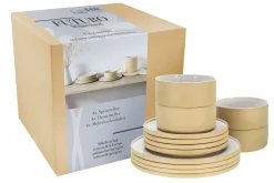 Creatable Geschirrset|Teller|Futuro - Tellerset 12-tlg - Sand