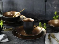 Creatable Geschirrset|Glamour Gold - Kombiservice 8-tlg - gold
