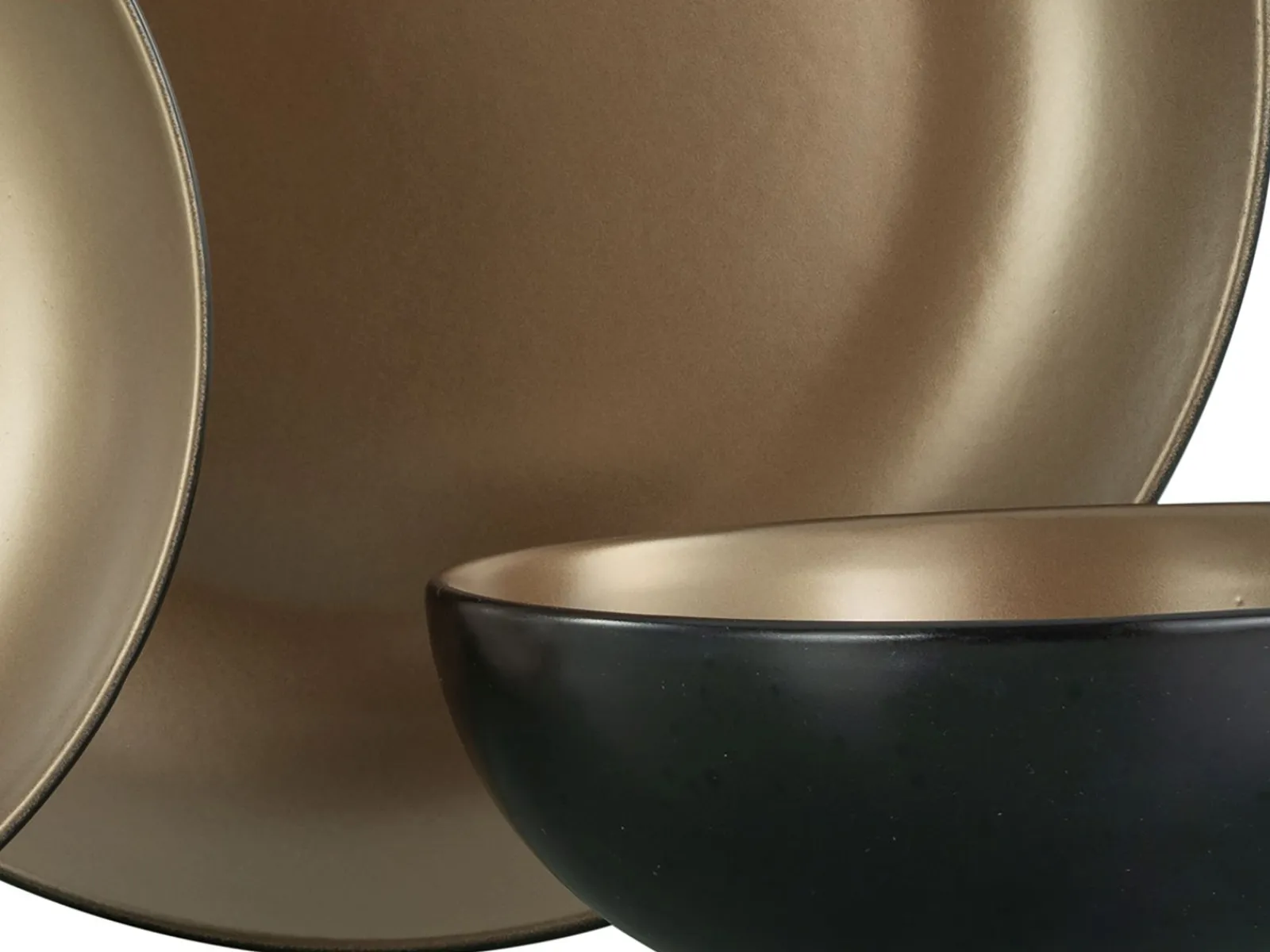 Creatable Geschirrset|Glamour Gold - Kombiservice 16-tlg - gold