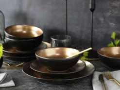 Creatable Geschirrset|Teller|Glamour - Tellerset 12-tlg - gold
