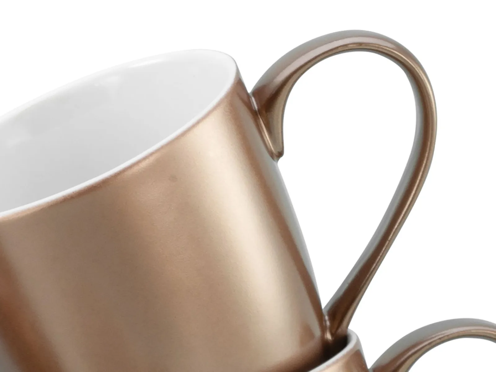 Creatable Becher & Tassen|Geschirrset|Golden Days - Kaffeebecher 6-tlg - Weiss