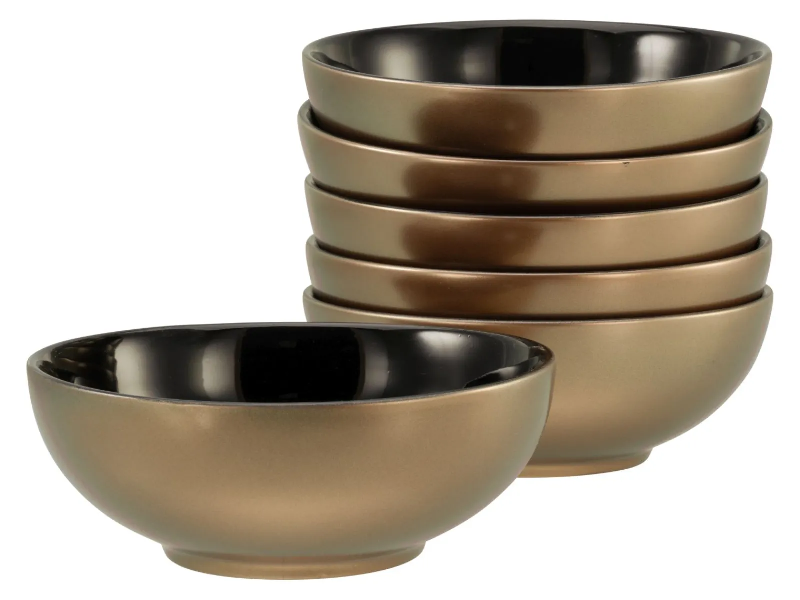 Creatable Bowls & Schüsseln|Geschirrset|Golden Days - Müslischalen 6-tlg - Weiss