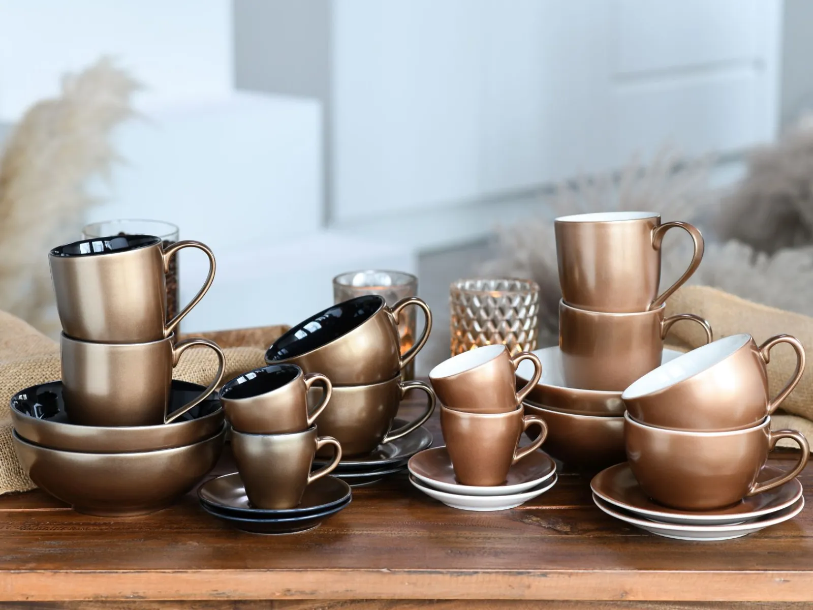 Creatable Bowls & Schüsseln|Geschirrset|Golden Days - Müslischale 2-tlg - Weiss