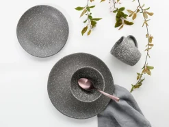 Creatable Geschirrset|Granit - Kombiservice 16-tlg - Grau