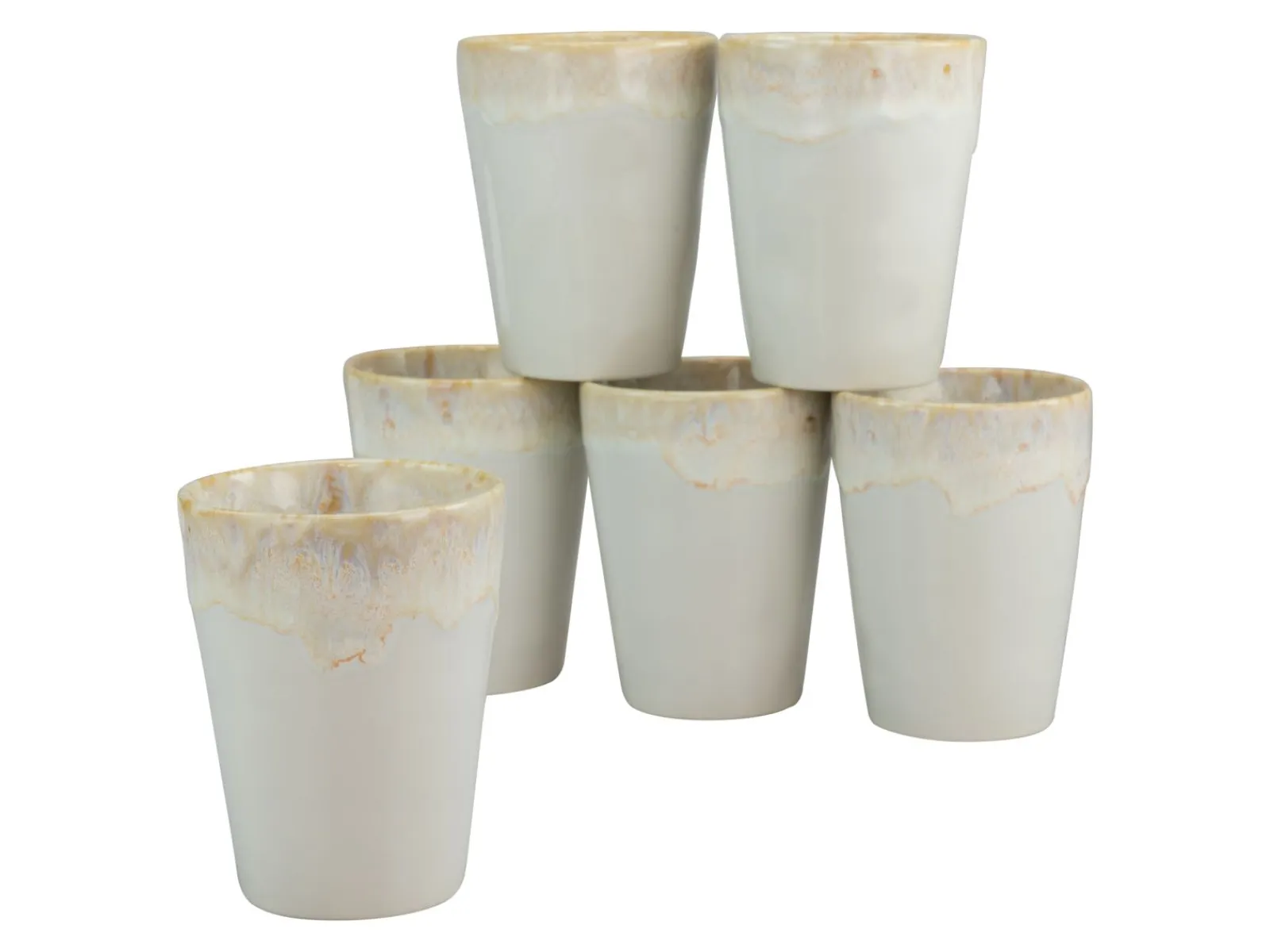 Creatable Becher & Tassen|Geschirrset|Grespresso - Kaffeebecher 6-tlg - Aqua