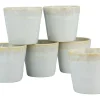 Creatable Becher & Tassen|Geschirrset|Grespresso - Lungobecher 6-tlg - Weiss