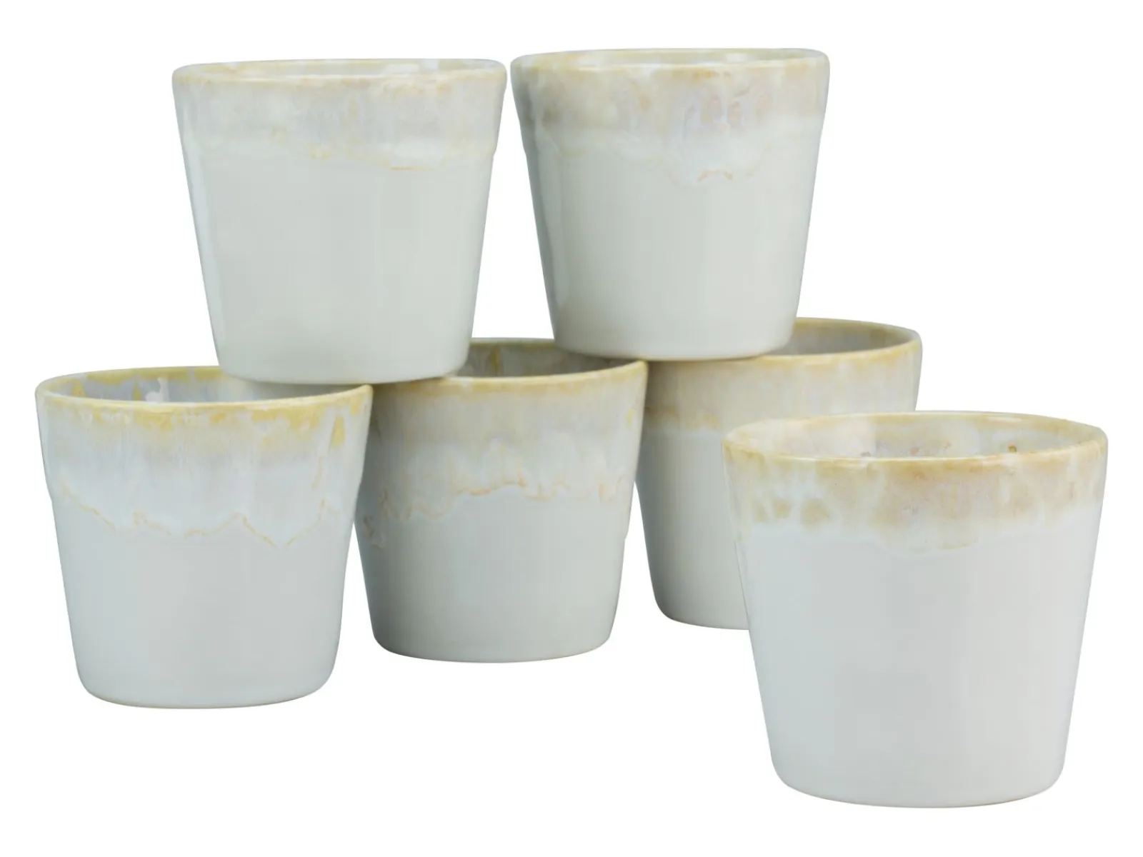 Creatable Becher & Tassen|Geschirrset|Grespresso - Lungobecher 6-tlg - Weiss