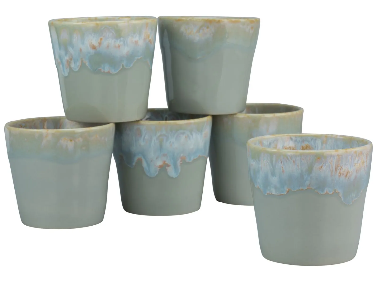Creatable Becher & Tassen|Geschirrset|Grespresso - Lungobecher 6-tlg - Weiss