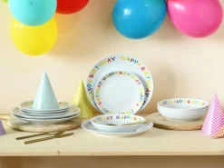 Creatable Geschirrset|Teller|Happy Birthday - Tellerset 12-tlg - Happy Birthday