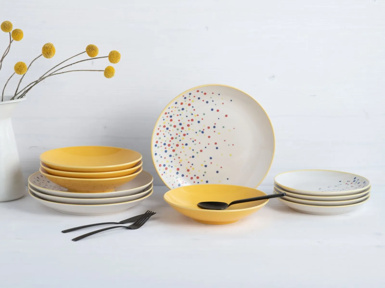 Creatable Geschirrset|Teller|Joy - Tellerset 12-tlg - Blau