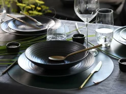 Creatable Geschirrset|Teller|Lava Stone - Tellerset 12-tlg, Lava Stone - Tafelservice 12-tlg - Schwarz