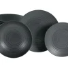 Creatable Teller|Lava Stone - Tellerset 18-tlg - Schwarz
