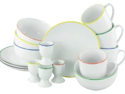 Creatable Geschirrset|Luna Color Line - Frühstücks-Set 16-tlg - Color Line