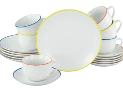 Creatable Geschirrset|Luna Color Line - Kaffeeservice 18-tlg, Luna - Kaffeeservice 18-tlg, Luna Black Line - Kaffeeservice 18-tlg - Color Line