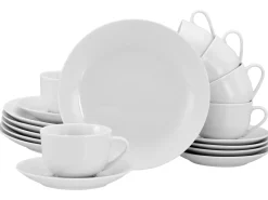 Creatable Geschirrset|Luna Color Line - Kaffeeservice 18-tlg, Luna - Kaffeeservice 18-tlg, Luna Black Line - Kaffeeservice 18-tlg - Color Line