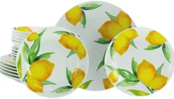 Creatable Geschirrset|Teller|Luna - Tellerset 18-tlg - Limoncello