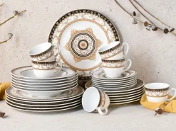 Creatable Geschirrset|Majestosa - Kombiservice 30tlg - Schwarz