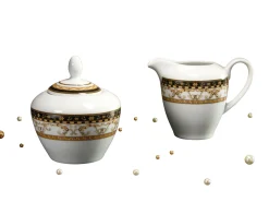 Creatable Geschirrset|Majestosa - Milch und Zucker Set 2-tlg - Schwarz