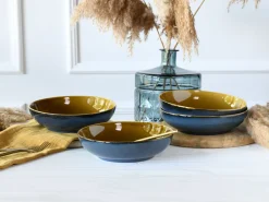 Creatable Bowls & Schüsseln|Geschirrset|Mallorca - Poke Bowl 4-tlg - Blau