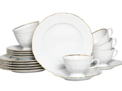 Creatable Geschirrset|Maria Theresia - Kaffeeservice 18-tlg - gold