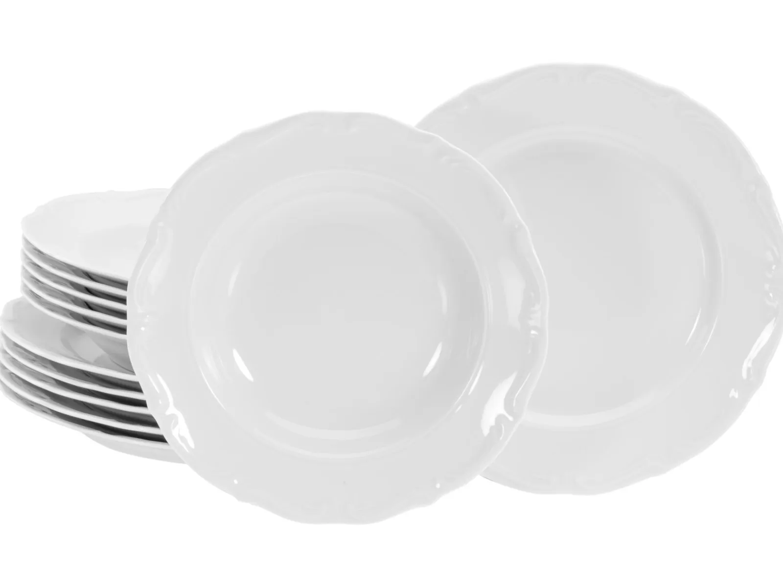 Creatable Geschirrset|Maria Theresia - Tafelservice 12-tlg - Weiss