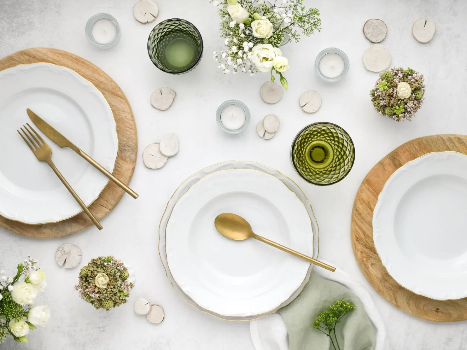 Creatable Teller|Maria Theresia - Tellerset 18-tlg - gold