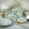 Creatable Geschirrset|Marmor - Kombiservice 16-tlg - Grau