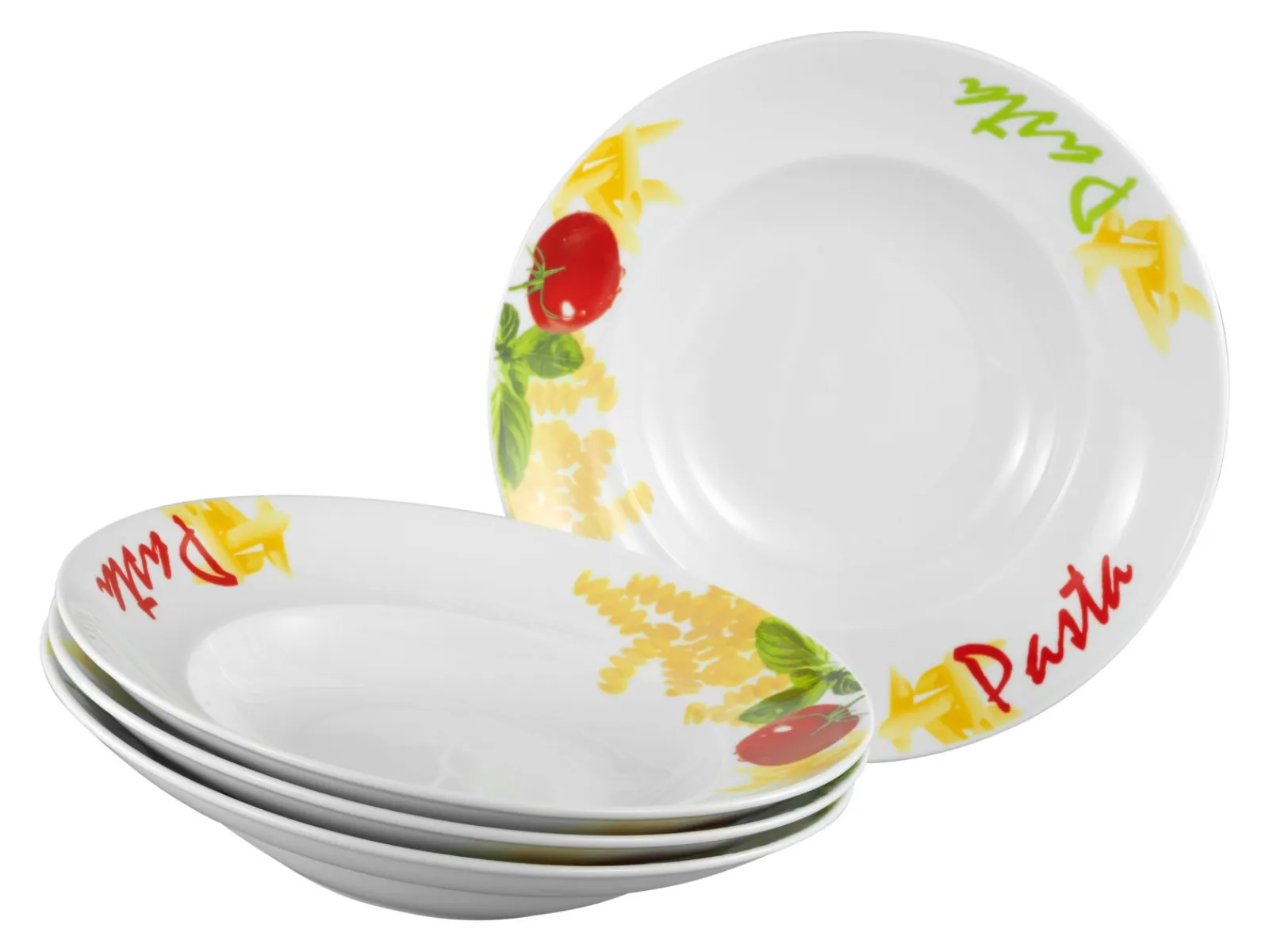 Creatable Geschirrset|Teller|Milano - Pastateller 4-tlg - Pasta