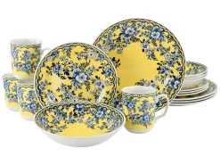 Creatable Geschirrset|Ming Flower - Kombiservice 16-tlg - Gelb